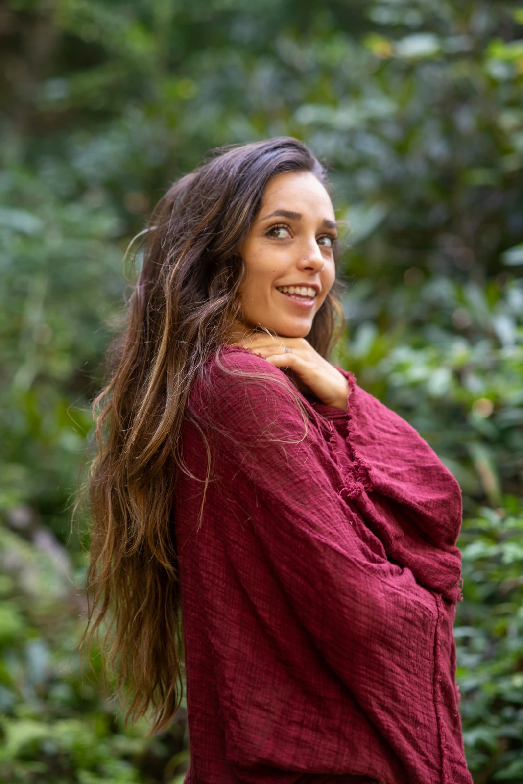 A relaxed, natural-light portrait